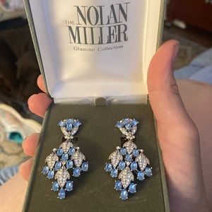 Brand new Nolan Miller earrings never worn still in box